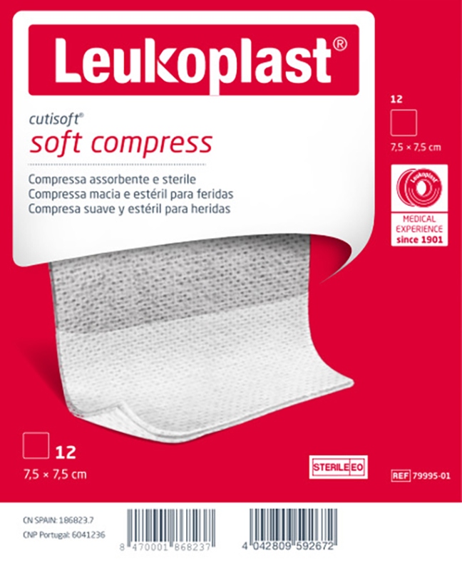 GARZA IDROFILA COMPRESSA CUTISOFT TESSUTO NON TESSUTO 7,5X7,5 CM 12 PEZZI - Farmaunclick.it