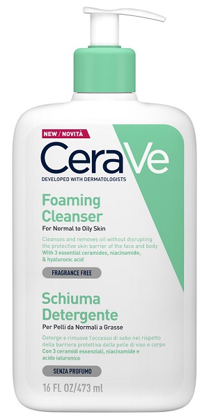 CERAVE SCHIUMA DETERGENTE VISO 473 ML - Farmaunclick.it