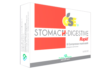 GSE STOMACH DIGESTIVE RAPID 8 COMPRESSE - Farmaunclick.it