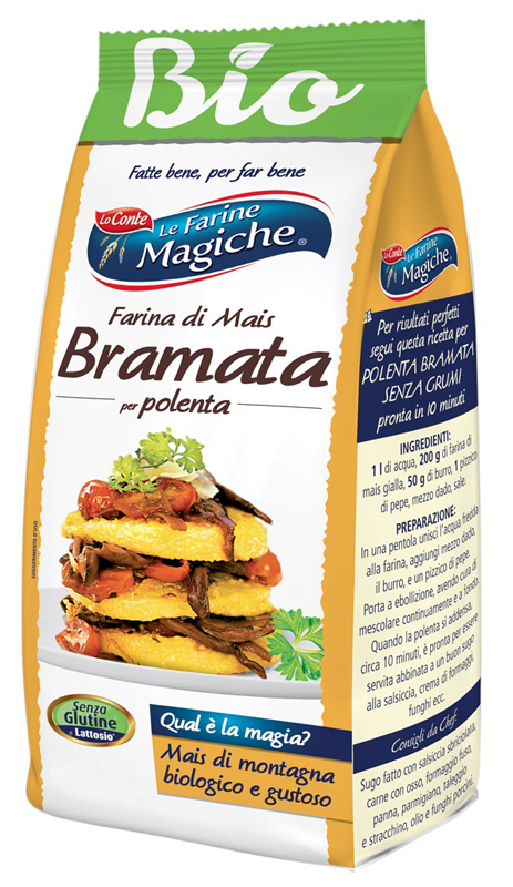 IPAFOOD LE FARINE MAGICHE FARINA DI MAIS GIALLA BRAMATA PER POLENTA 400 G - Farmaunclick.it