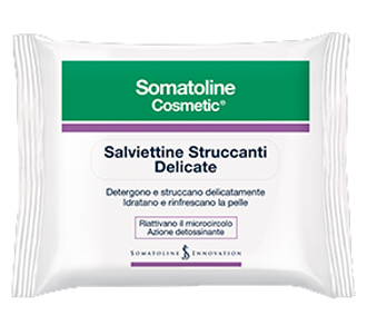 SOMATOLINE COSMETIC VISO SALVIETTE STRUCCANTI OFFERTA SPECIALE 20 PEZZI - Farmaunclick.it