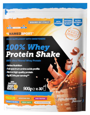 100% WHEY PROTEIN SHAKE MILK CHOCOLATE 900 G - Farmaunclick.it