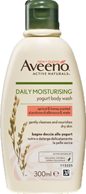 AVEENO BAGNO DOCCIA YOGURT ALBICOCCA & MIELE 300 ML PROMO - Farmaunclick.it