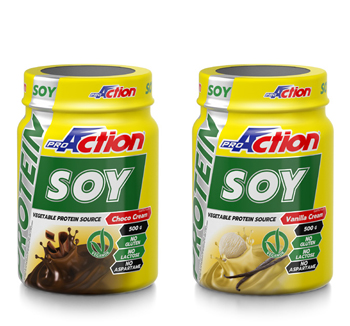 PROACTION SOY PROTEIN CHOCO CREAM 500 G - Farmaunclick.it