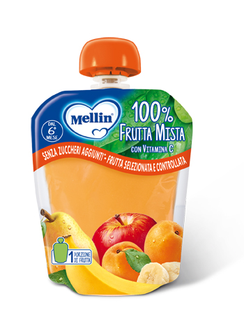 MELLIN POUCH FRUTTA MISTA 90 G - Farmaunclick.it