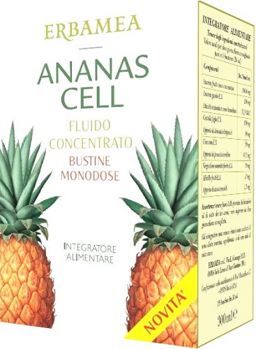 ANANAS CELL FLUIDO CONCENTRATO 15 BUSTINE 20 ML - Farmaunclick.it