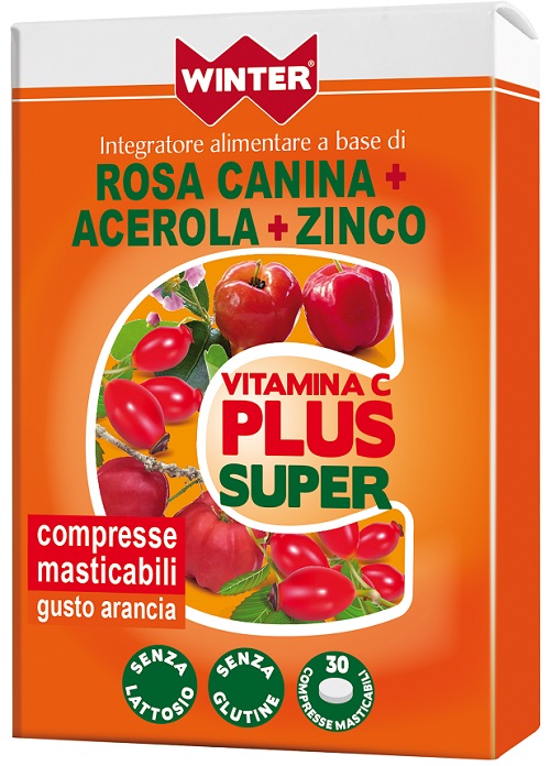 WINTER VITAMINA C PLUS SUPER  + ZINCO 30 COMPRESSE MASTICABILI - Farmaunclick.it