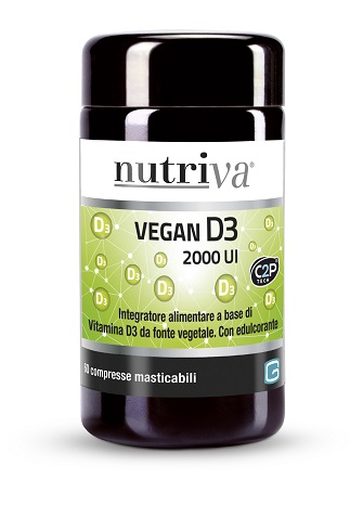 NUTRIVA VEGAN D3 60 COMPRESSE 2000 UI - Farmaunclick.it