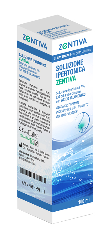 SOLUZIONE IPERTONICA ZENTIVA SPRAY NASALE 100 ML - Farmaunclick.it