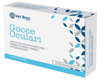 VET BROS SOLUZIONE SALINA STERILE OFTALMICA AD USO VETERINARIO 10 FIALE DA 5 ML - Farmaunclick.it