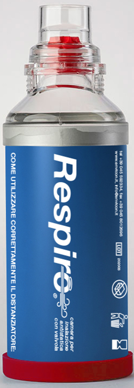 DISTANZIATORE RESPIRO CAMERA PER INALAZIONE ANTISTATICA CON VALVOLA RESPIRO - Farmaunclick.it