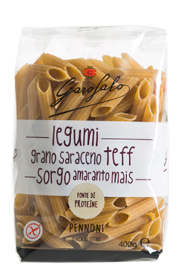 GAROFALO PENNONI PASTA SENZA GLUTINE LEGUMI E CEREALI 400 G - Farmaunclick.it