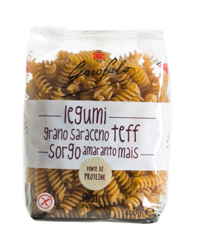 GAROFALO FUSILLI PASTA SENZA GLUTINE LEGUMI E CEREALI 400 G - Farmaunclick.it