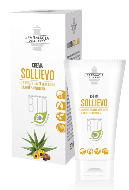 FARMACIA DELLE ERBE CREMA SOLLIEVO ALOE BIO 50 ML - Farmaunclick.it