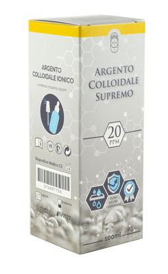 ARGENTO COLLOIDALE SUPREMO 20PPM 100 ML SPRAY + CONTAGOCCE - Farmaunclick.it