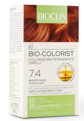 BIOCLIN BIO COLORIST 7,4 BIONDO RAME - Farmaunclick.it