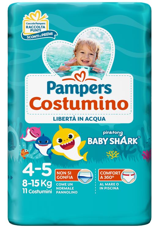 PAMPERS COSTUMINO CP 11 TG4 TG 4 11 PEZZI - Farmaunclick.it