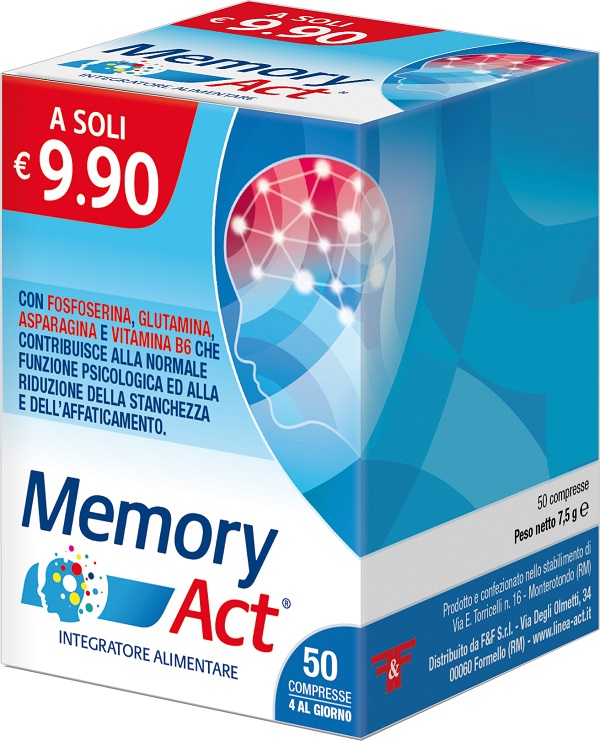 MEMORY ACT 50 COMPRESSE - Farmaunclick.it