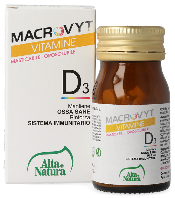 MACROVYT VITAMINA D3 VEG 60 COMPRESSE OROSOLUBILI - Farmaunclick.it