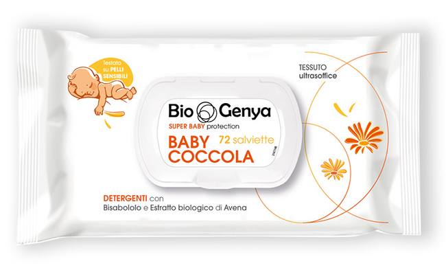 BIOGENYA SUPER BABY PROTECTION 72 SALVIETTE BABY COCCOLA DETERGENTI - Farmaunclick.it