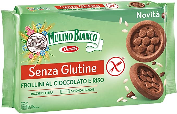 MULINO BIANCO SENZA GLUTINE FROLLINI AL CIOCCOLATO E RISO 6 MONOPORZIONI DA 41,66 G - Farmaunclick.it