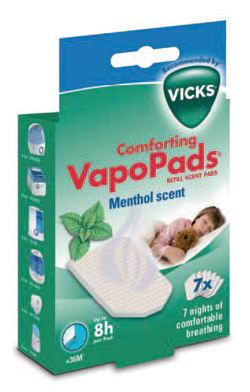 VICKS VAPOPADS MENTHOL SCENT 7 PEZZI - Farmaunclick.it