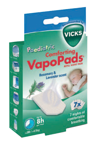 VICKS VAPOPADS ROSEMARY & LAVENDER SCENTE 7 PEZZI - Farmaunclick.it
