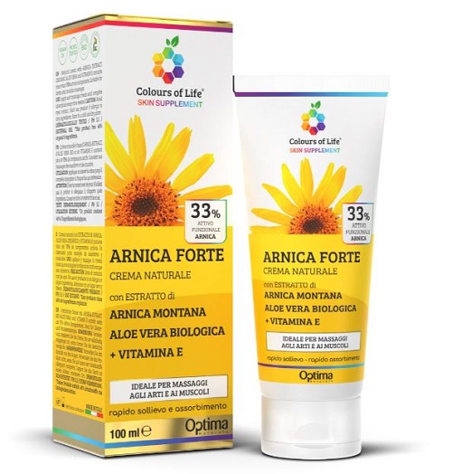 COLOURS OF LIFE SKIN SUPPLEMENT ARNICA FORTE 33% CREMA 100 ML - Farmaunclick.it