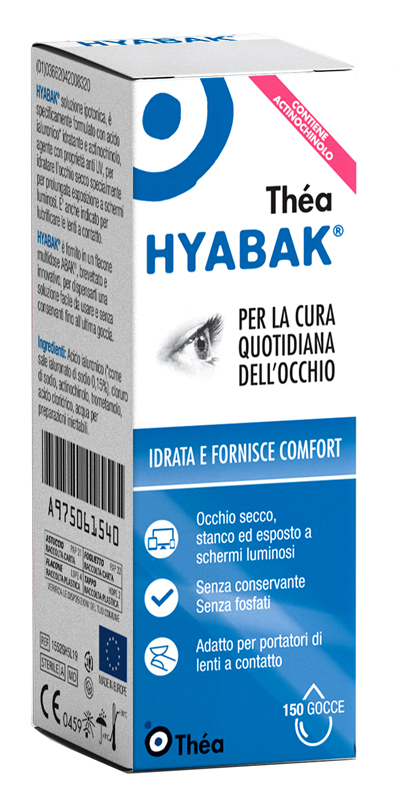 SOLUZIONE OFTALMICA MULTIDOSE HYABAK 5 ML - Farmaunclick.it
