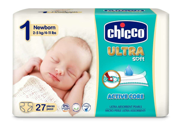 CHICCO PANNOLINO ULTRA CHICCHO NEWBORN 27 X 10 - Farmaunclick.it