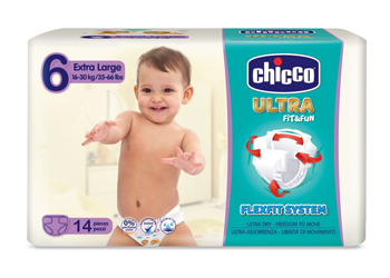 CHICCO PANNOLINO ULTRA XL 14 PEZZI - Farmaunclick.it
