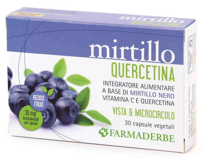 MIRTILLO QUERCETINA 30 CAPSULE - Farmaunclick.it
