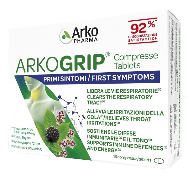 ARKOGRIP 15 COMPRESSE - Farmaunclick.it