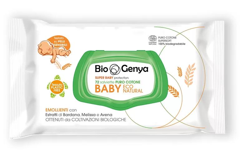 BIOGENYA ECO NATURAL BABY COTONE 72 PEZZI - Farmaunclick.it