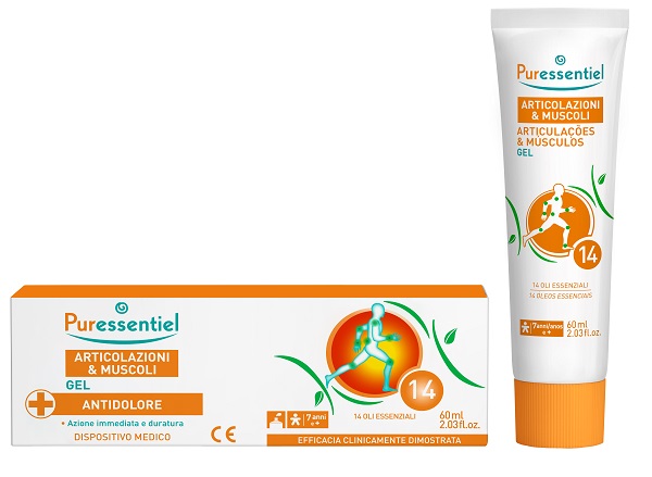 PURESSENTIEL GEL ARTICOLAZIONI & MUSCOLI 60 ML - Farmaunclick.it