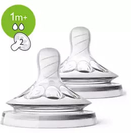 AVENT 2 TETTARELLE NATURAL FLUSSO LENTO 2 FORI - Farmaunclick.it