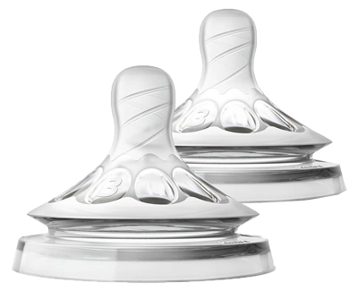 AVENT 2 TETTARELLE NATURAL FLUSSO MEDIO 3 FORI - Farmaunclick.it