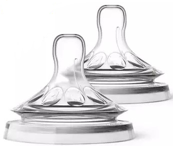 AVENT 2 TETTARELLE NATURAL FLUSSO ABBONDANTE 4 FORI - Farmaunclick.it