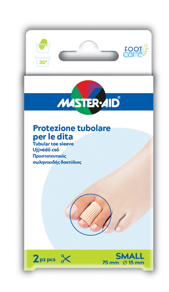 TUBO IN GEL MASTER-AID ELASTICIZZATO S 7,5 CM 2 PEZZI - Farmaunclick.it