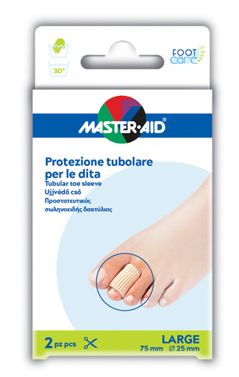 TUBO IN GEL MASTER-AID ELASTICIZZATO L 7,5 CM 2 PEZZI - Farmaunclick.it