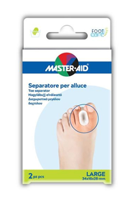 SEPARATORE DITA IN GEL MASTER-AID PER ALLUCE L 2 PEZZI - Farmaunclick.it