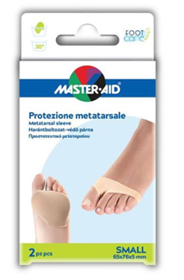 PROTEZIONE MASTER-AID PER METATARSO IN TESSUTO ELASTICO E GEL S 1 PAIO - Farmaunclick.it