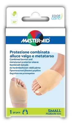 PROTEZIONE MASTER-AID FOOTCARE PER ALLUCE VALGO E METATARSO SMALL 1 PEZZO D7 - Farmaunclick.it
