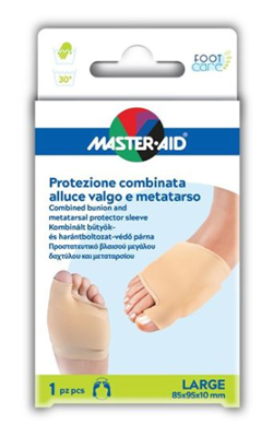 PROTEZIONE MASTER-AID FOOTCARE PER ALLUCE VALGO E METATARSO LARGE 1 PEZZO D8 - Farmaunclick.it