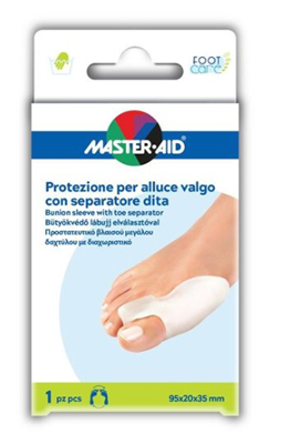 PROTEZIONE MASTER-AID PER ALLUCE VALGO CON SEPARATORE DITA INTEGRATO 1 PEZZO - Farmaunclick.it