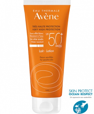 EAU THERMALE AVENE SOLARE LATTE SPF50+ 100 ML NUOVA FORMULA - Farmaunclick.it