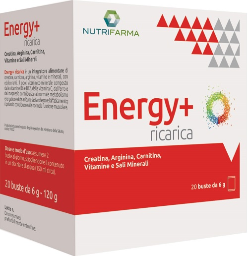 ENERGY+ RICARICA 20 BUSTINE - Farmaunclick.it