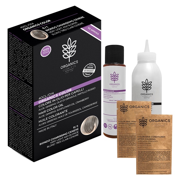 ORGANICS PHARM ORGANICS COLOR 9/1 BIONDO CHIARISSIMO CENERE - Farmaunclick.it