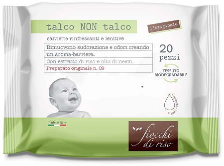 FIOCCHI DI RISO SALVIETTE TALCO NON TALCO - Farmaunclick.it