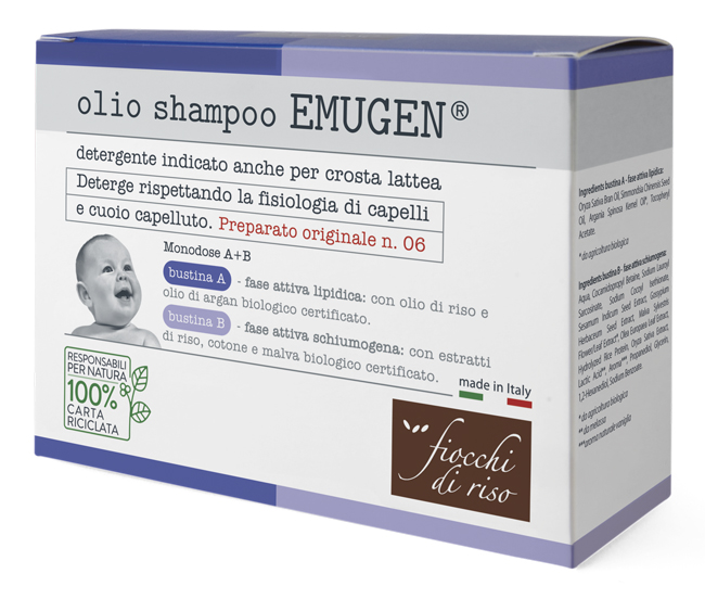 FIOCCHI DI RISO EMUGEN OLIO SHAMPOO ULTRADELICATO 45 ML - Farmaunclick.it